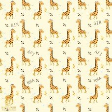 Papel de Parede por m2 Girafinhas