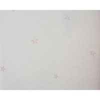 Papel de parede estrelas rosa Olá Baby REF .FA38103