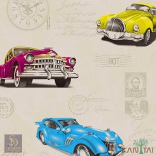 Papel de Parede Carros Hello Kids Ref. HK223301