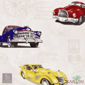 Papel de Parede Carros Hello Kids Ref. HK223303