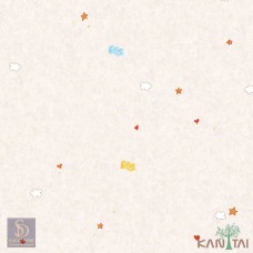 Papel de Parede Estrelas, Nuvens, Coração Hello Kids Ref. HK224701