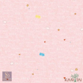 Papel de Parede Estrelas, Nuvens, Coração Hello Kids Ref. HK224703