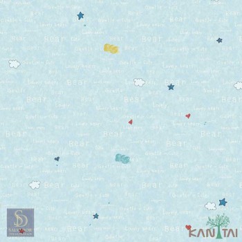 Papel de Parede Estrelas, Nuvens, Coração Hello Kids Ref. HK224704