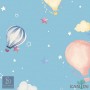 Papel de Parede Balão com Estrelas Hello Kids Ref. HK223702