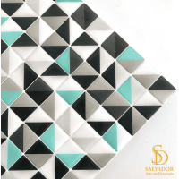 Pastilha Adesiva Resinada 28x28cm Urban Style  - PPR109