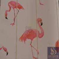 Papel de parede Flamingos Stone Age 2 Ref. SN604301